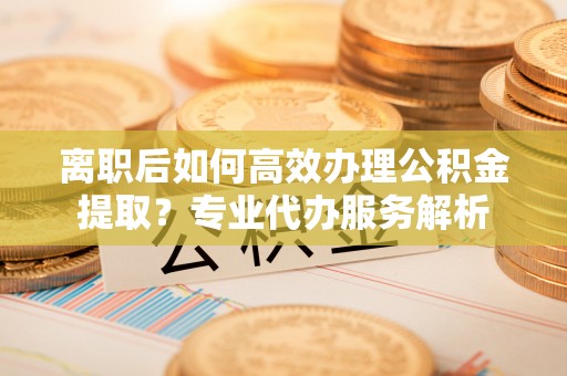 江岸离职后如何高效办理公积金提取？专业代办服务解析
