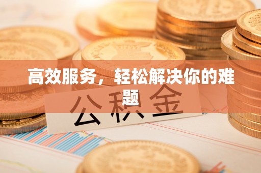 机会高效服务，轻松解决你的难题