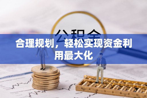 霸州合理规划，轻松实现资金利用最大化