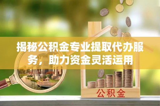 沅江揭秘公积金专业提取代办服务，助力资金灵活运用
