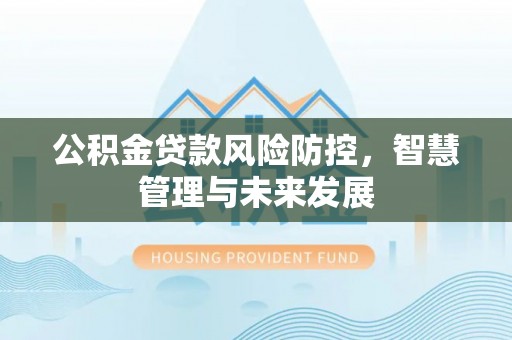 阿拉山口公积金贷款风险防控，智慧管理与未来发展