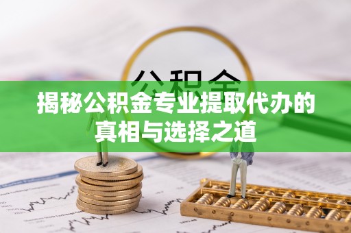赫山揭秘公积金专业提取代办的真相与选择之道