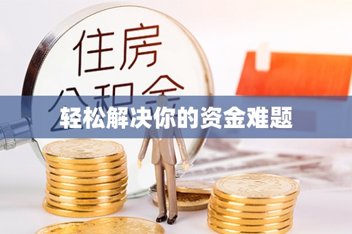 双塔轻松解决你的资金难题