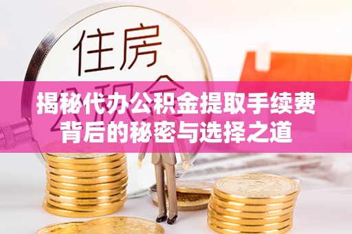林口揭秘代办公积金提取手续费背后的秘密与选择之道