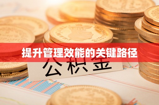 南涧提升管理效能的关键路径
