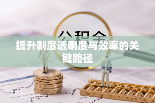 天河提升制度透明度与效率的关键路径