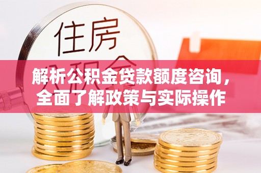 坊子解析公积金贷款额度咨询，全面了解政策与实际操作