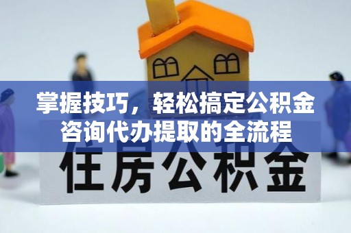 六合掌握技巧，轻松搞定公积金咨询代办提取的全流程